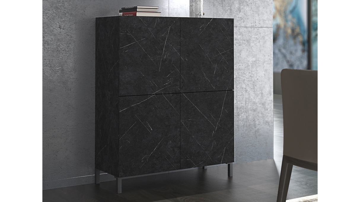 Madia alta 4 ante Mike Marmo Nero