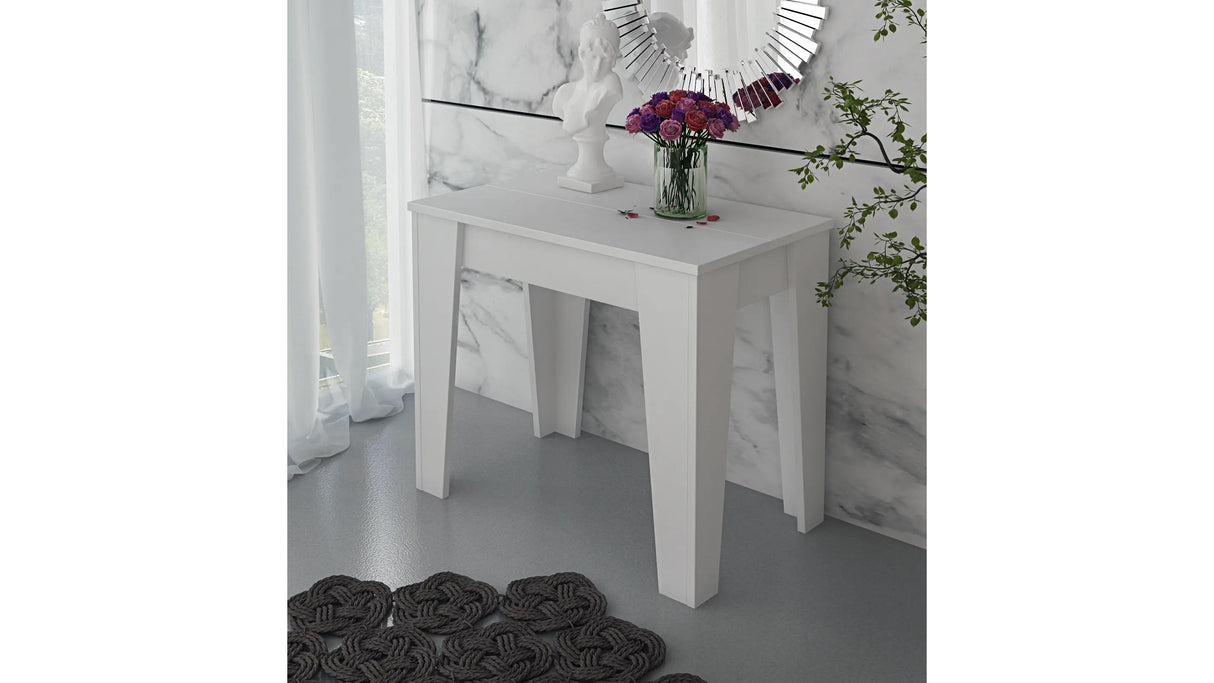 Consolle allungabile ADRIANA Bianco Frassino