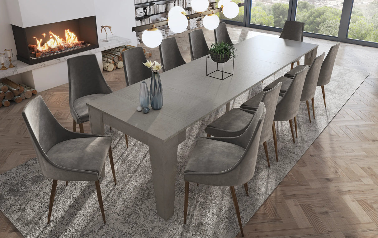 Consolle allungabile ADRIANA cemento