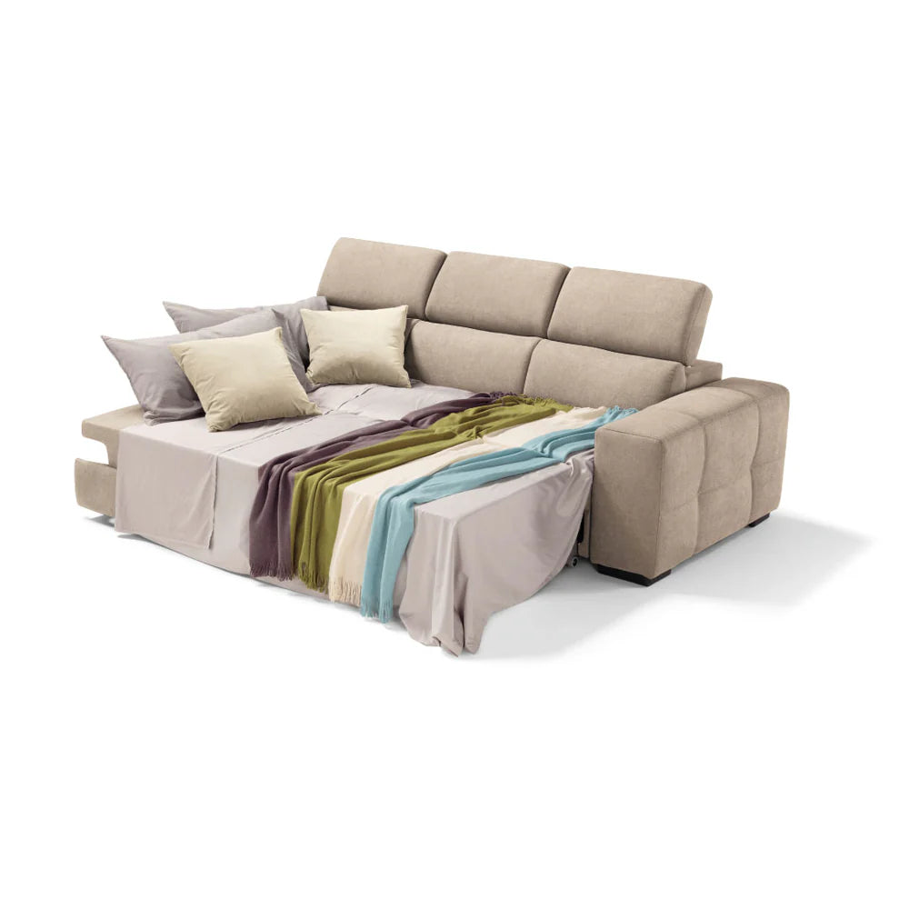 Divano MARTINA 3 posti carrello letto estraibile