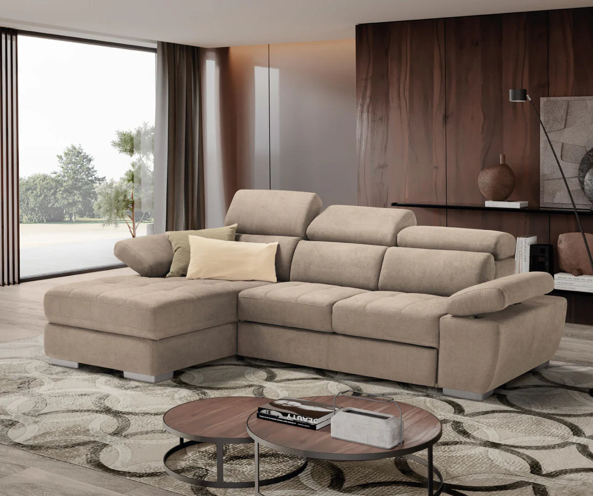 Divano SWAMI chaise longue carrello letto estraibile