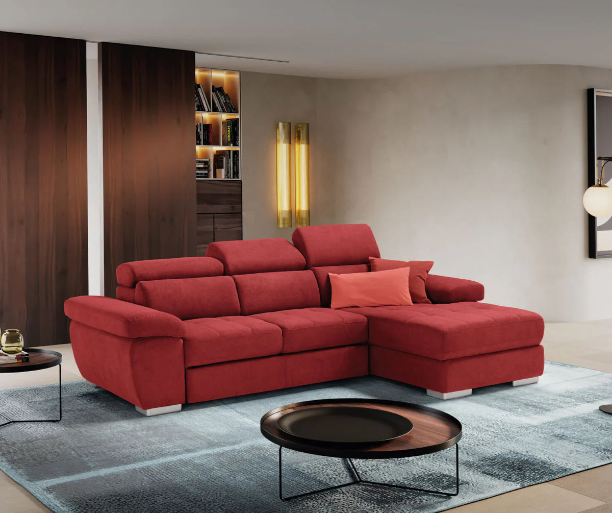 Divano ALEXA chaise longue carrello letto estraibile