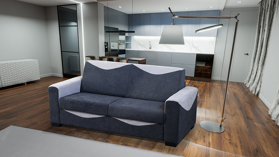 Divano SMART divano letto con rete elettrosaldata