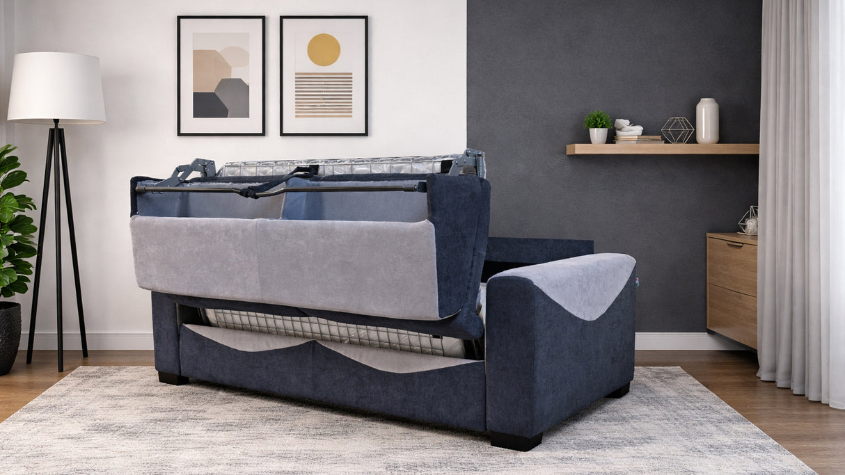 Divano SMART divano letto con rete elettrosaldata