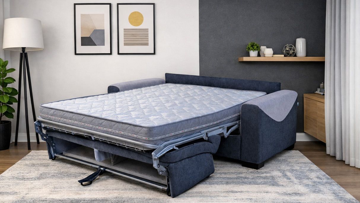 Divano SMART divano letto con rete elettrosaldata