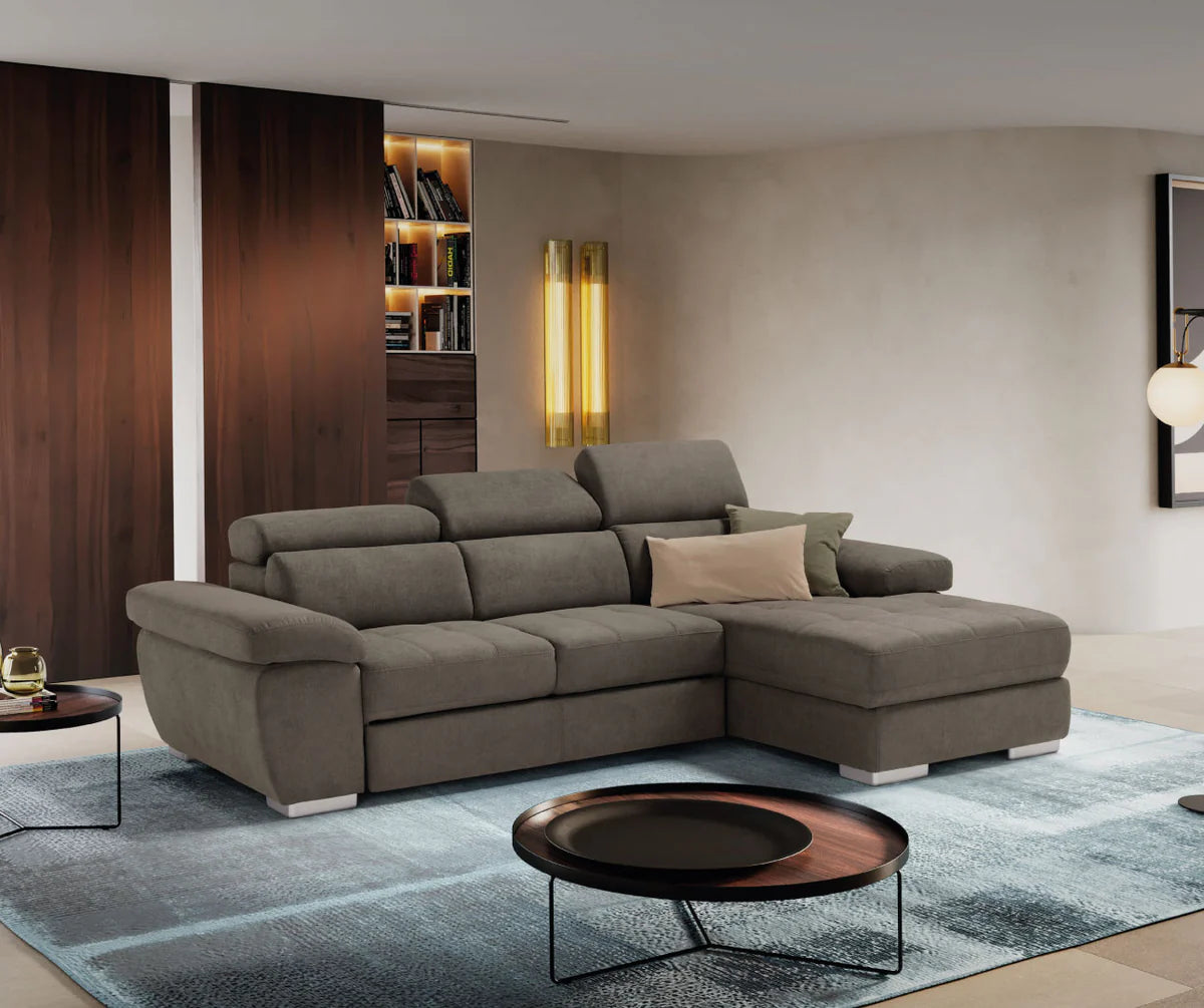 Divano ALEXA chaise longue carrello letto estraibile