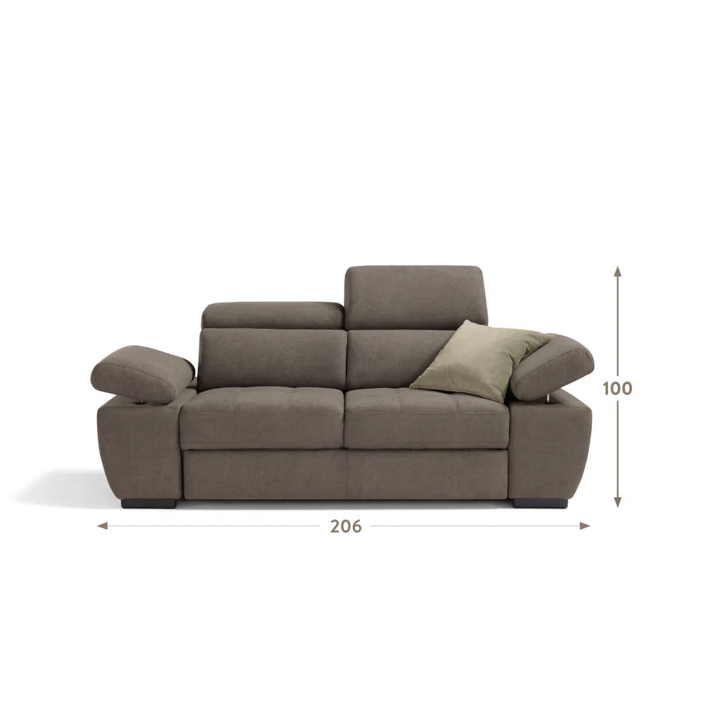 Divano SWAMI 2 posti carrello letto estraibile