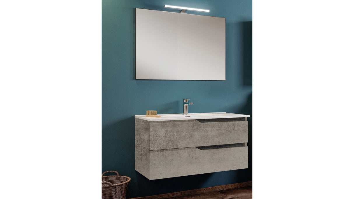 Componibile bagno GRACE 100 Cemento