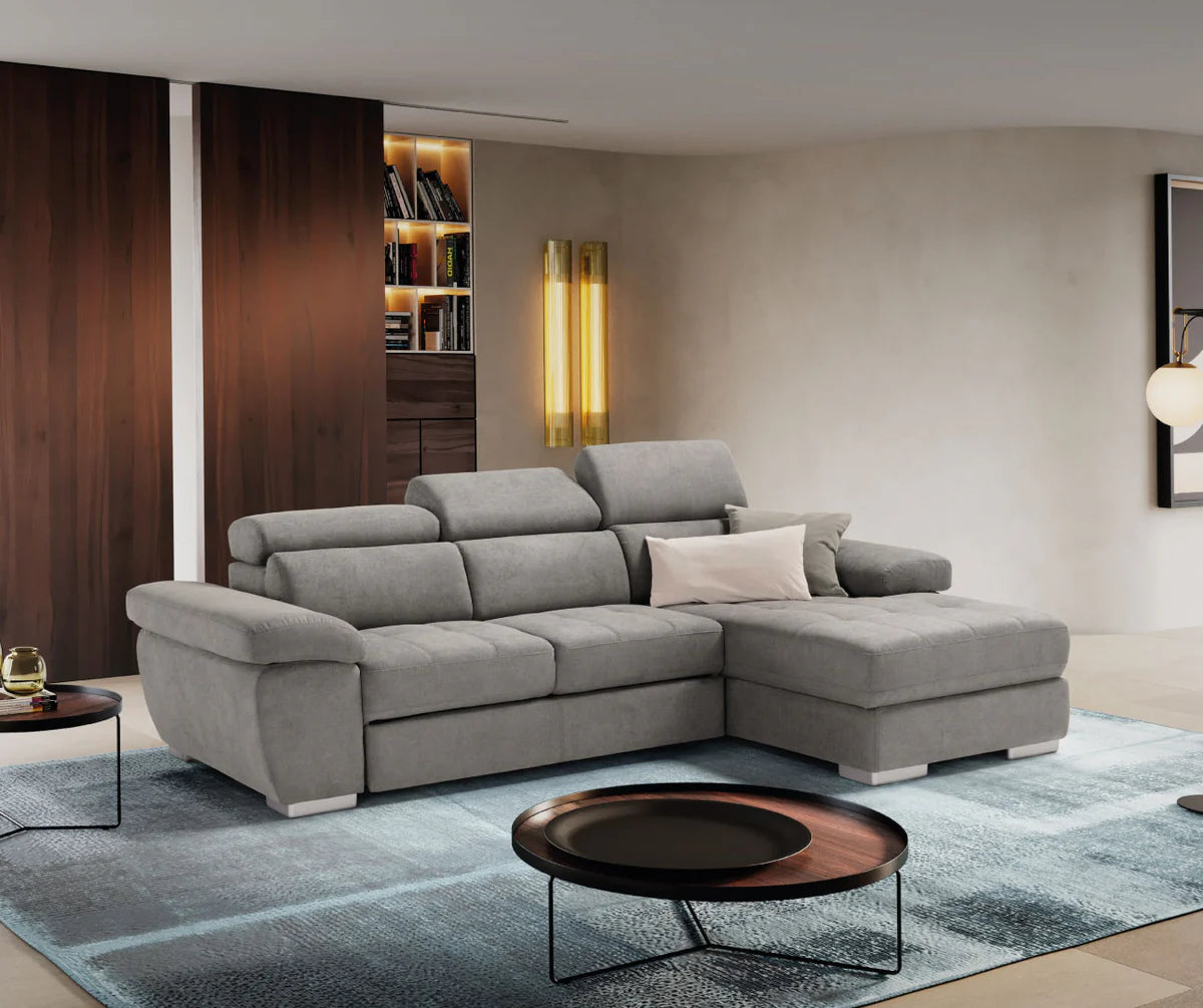 Divano ALEXA chaise longue carrello letto estraibile
