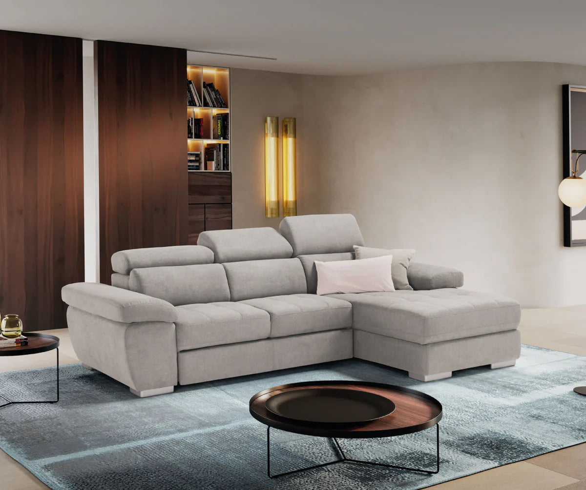 Divano ALEXA chaise longue carrello letto estraibile