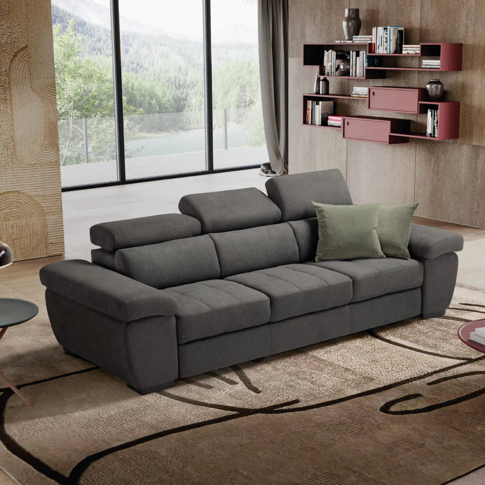 Divano ALEXA 3 posti carrello letto estraibile