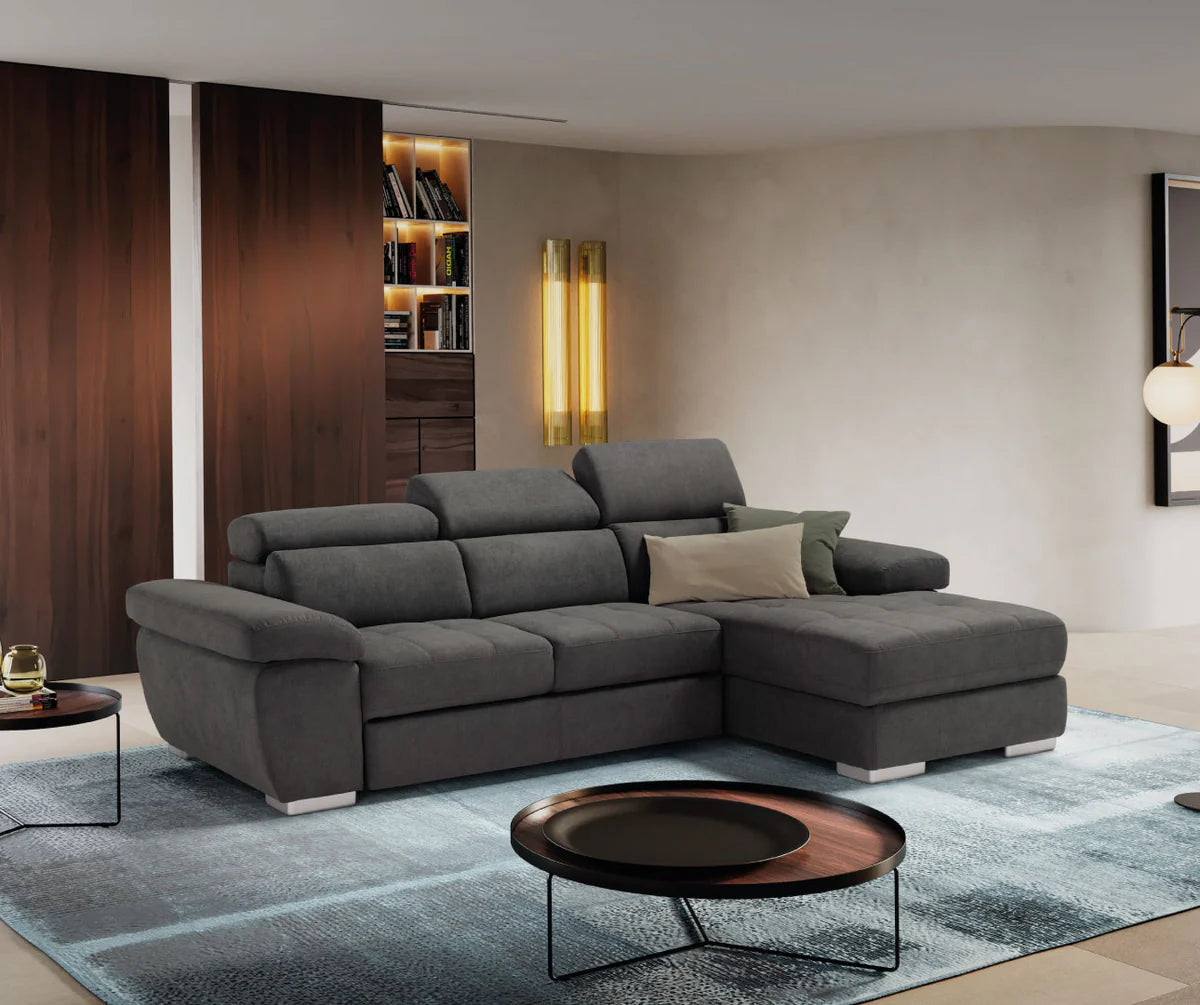 Divano ALEXA chaise longue carrello letto estraibile