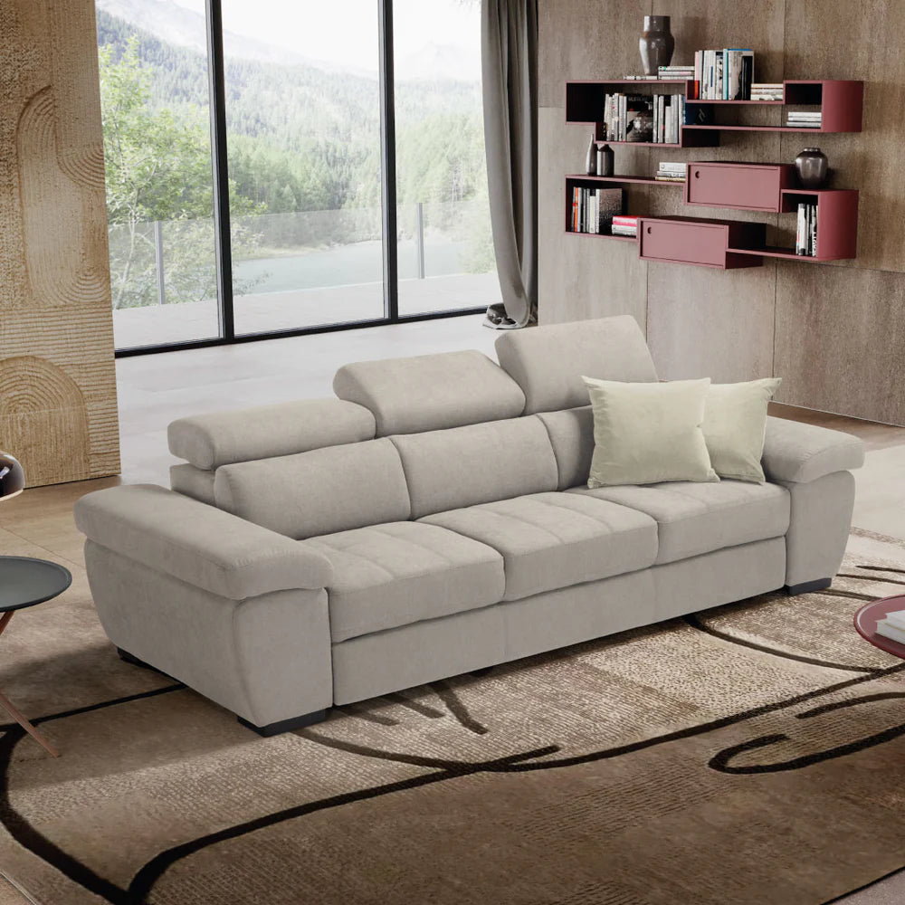 Divano ALEXA 3 posti carrello letto estraibile