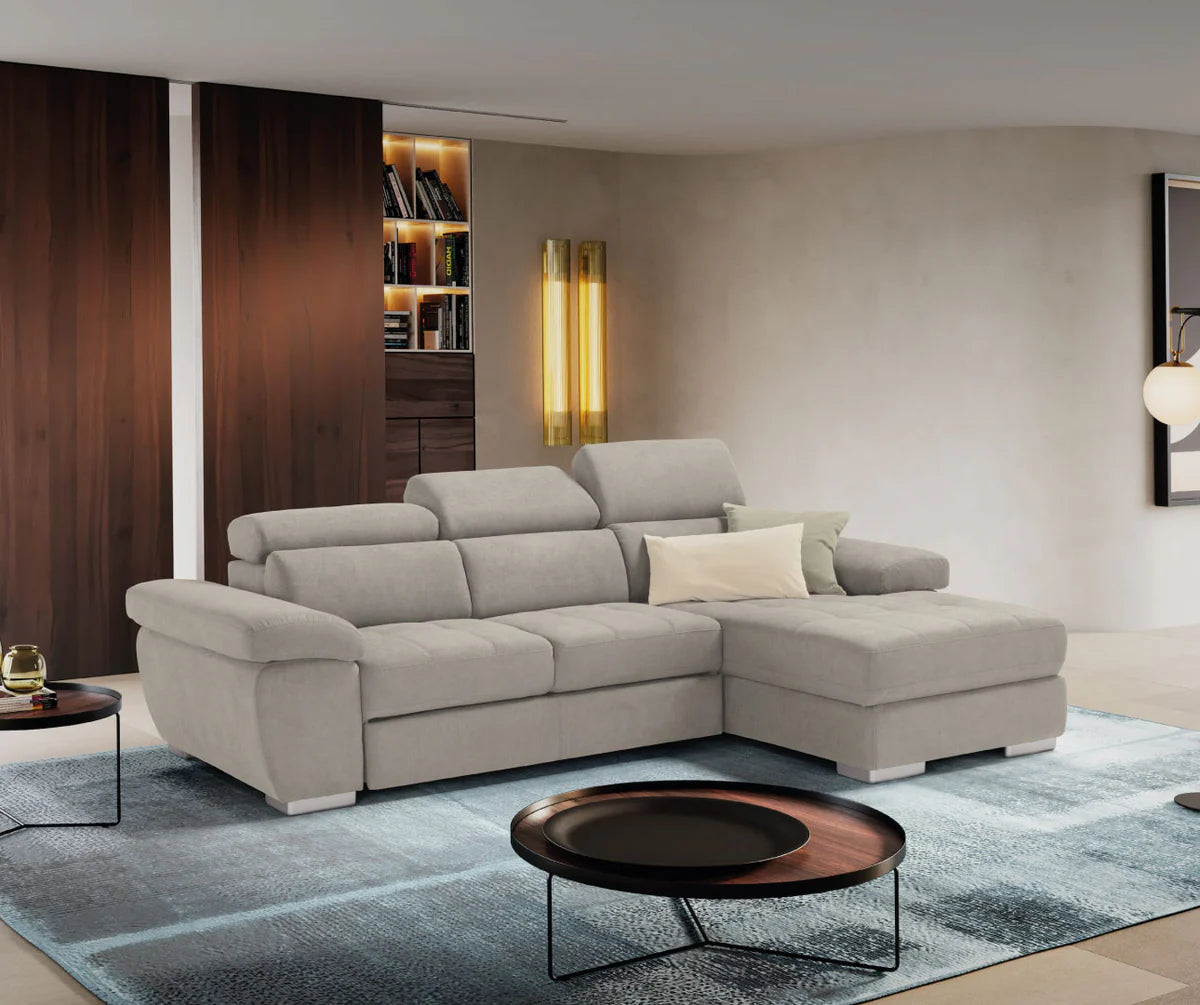 Divano ALEXA chaise longue carrello letto estraibile