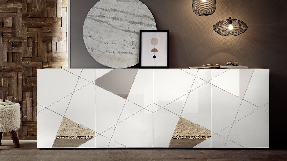 Madia 4 ante bianco lucido VITTORIA