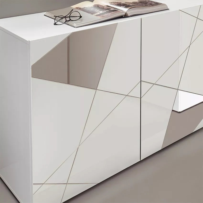 Madia 4 ante bianco lucido VITTORIA