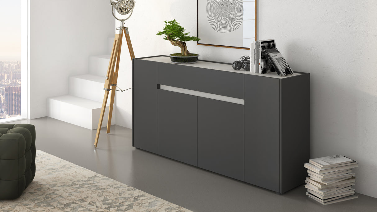 Madia Creta Grafite ed Effetto Marmo Carrara