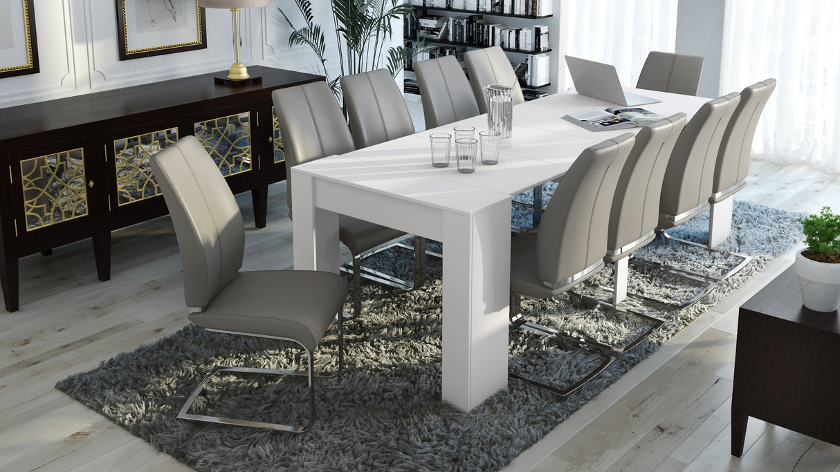 Consolle allungabile MIRIANA Bianco Frassino