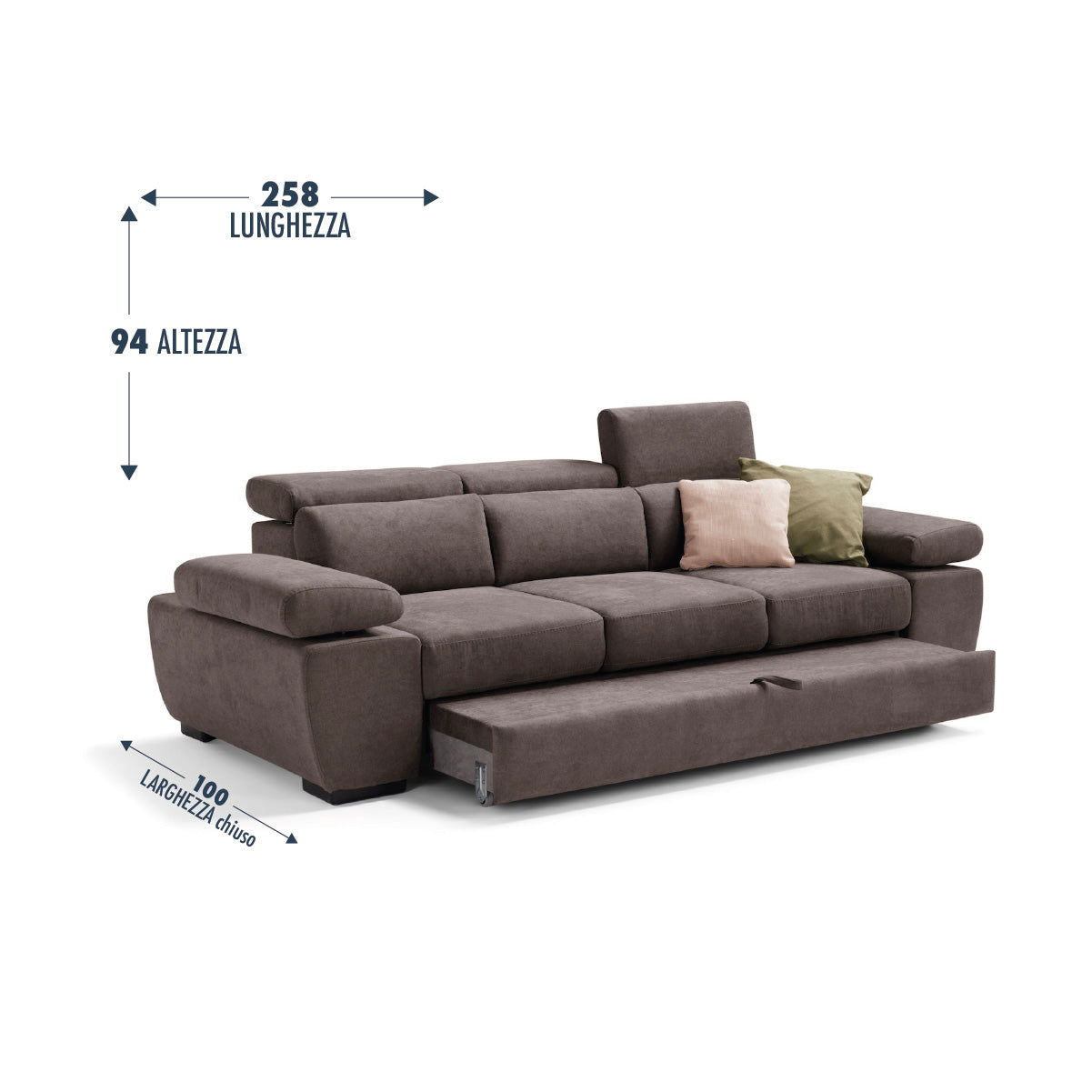 Divano FABIOLA 3 posti