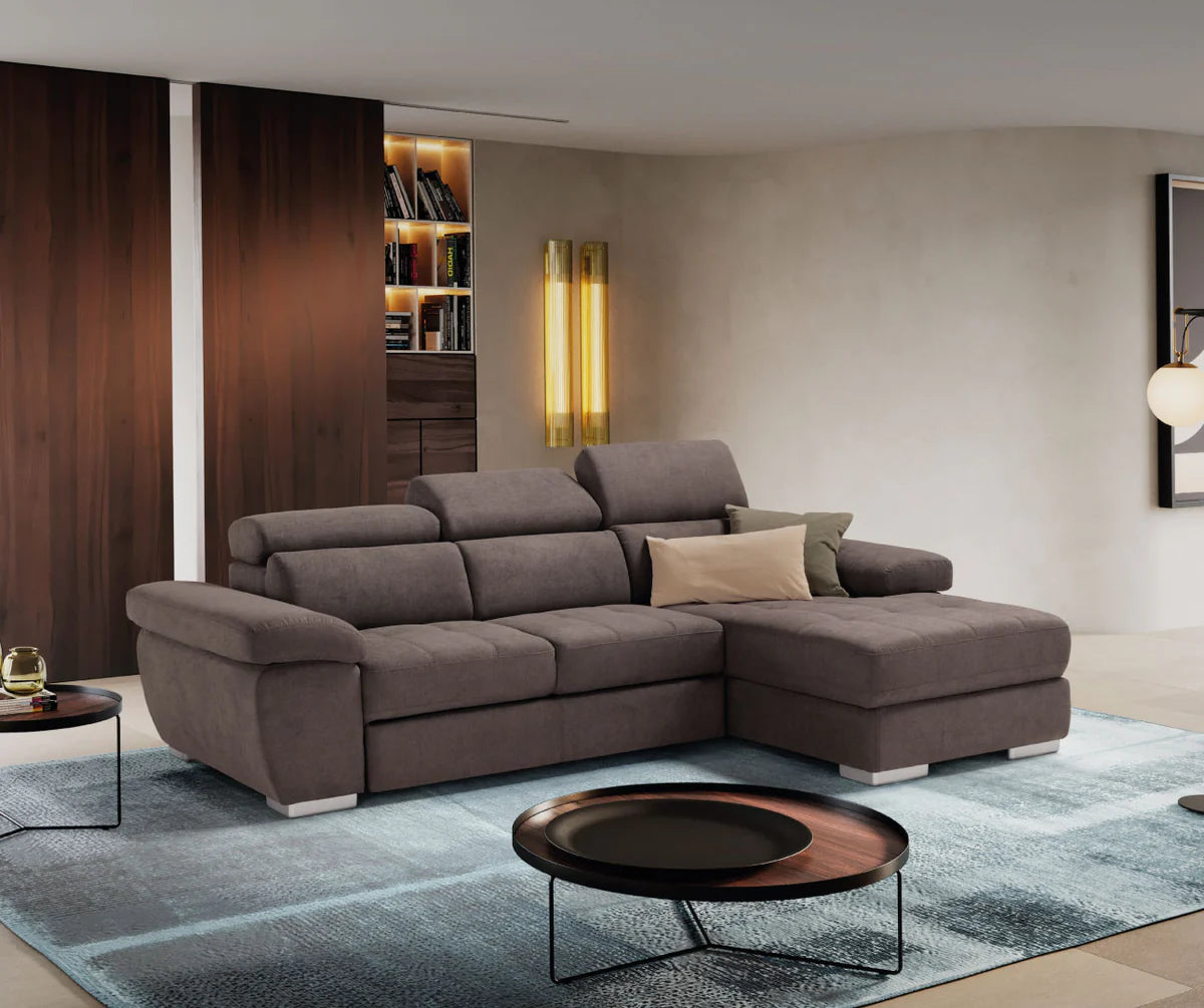 Divano ALEXA chaise longue carrello letto estraibile