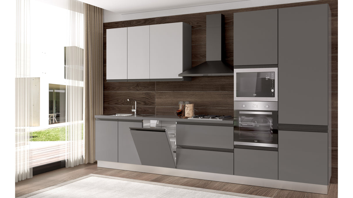 Cucina Helen 360 cm con lavastoviglie