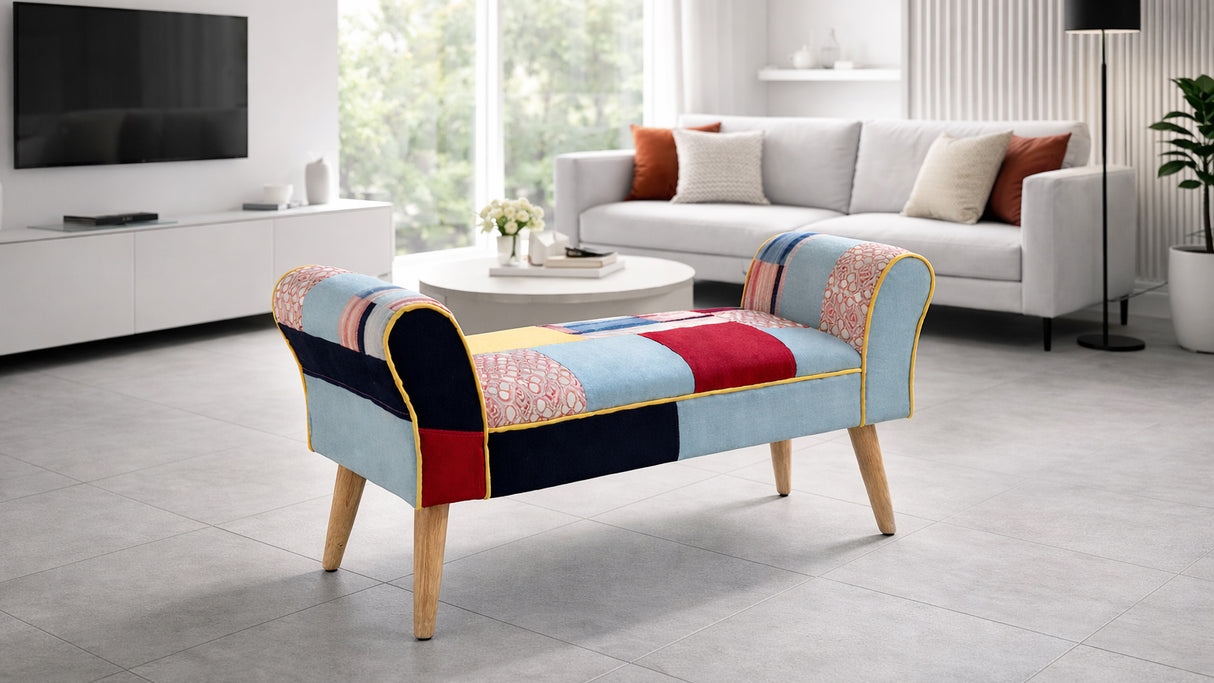 Panca PATCHWORK CAROLINA