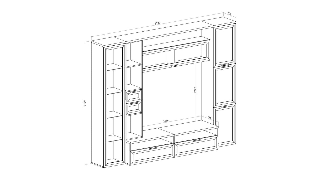 Parete Soggiorno Zeus