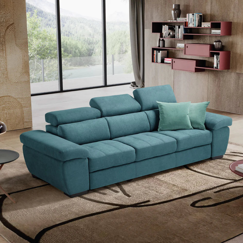 Divano ALEXA 3 posti carrello letto estraibile