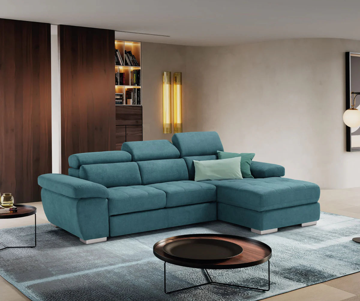 Divano ALEXA chaise longue carrello letto estraibile