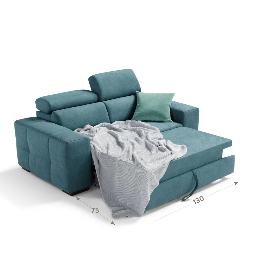 Divano MARTINA 2 posti carrello letto estraibile