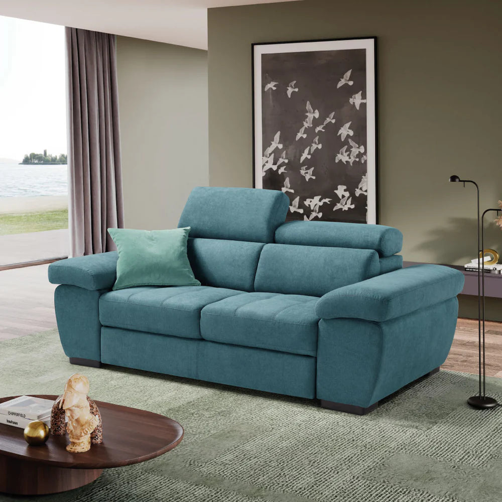 Divano ALEXA 2 posti carrello letto estraibile