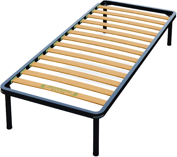 Rete Doghe Strette e Materasso Singolo Industrial