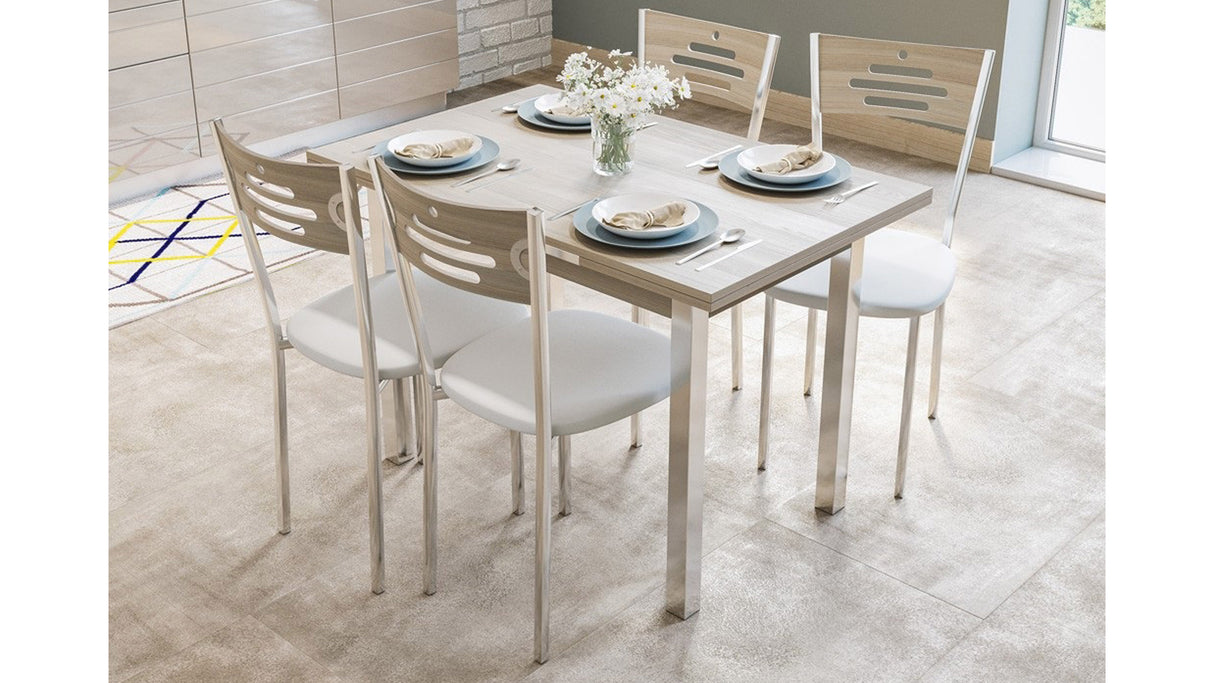 Set tavolo + 4 sedie ELEGANT