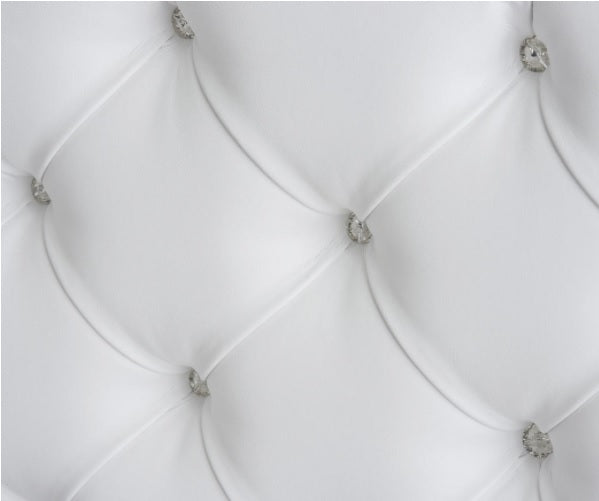 Letto MONICA BIANCO con Swarovski