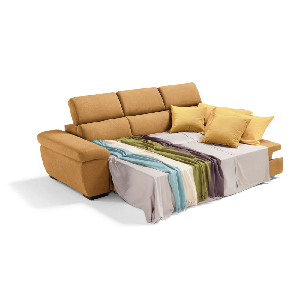 Divano ALEXA 3 posti carrello letto estraibile