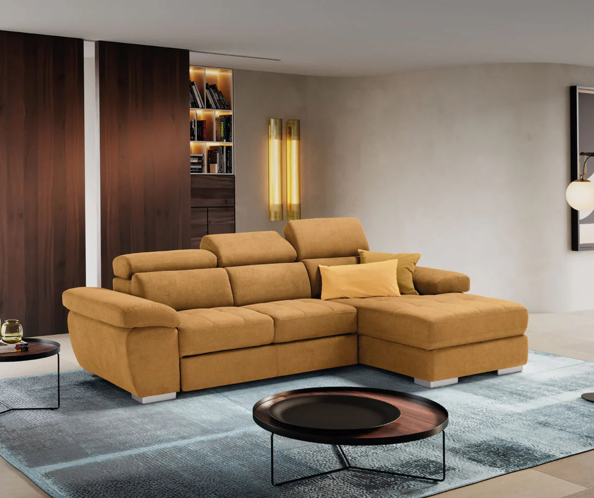 Divano ALEXA chaise longue carrello letto estraibile