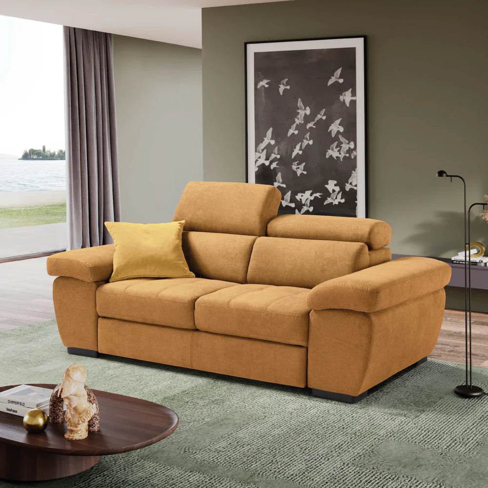 Divano ALEXA 2 posti carrello letto estraibile