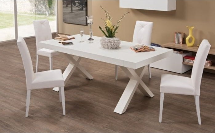 Tavolo CAPRI Bianco Frassino