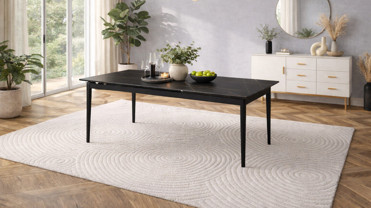 Tavolo Deasy marmo nero