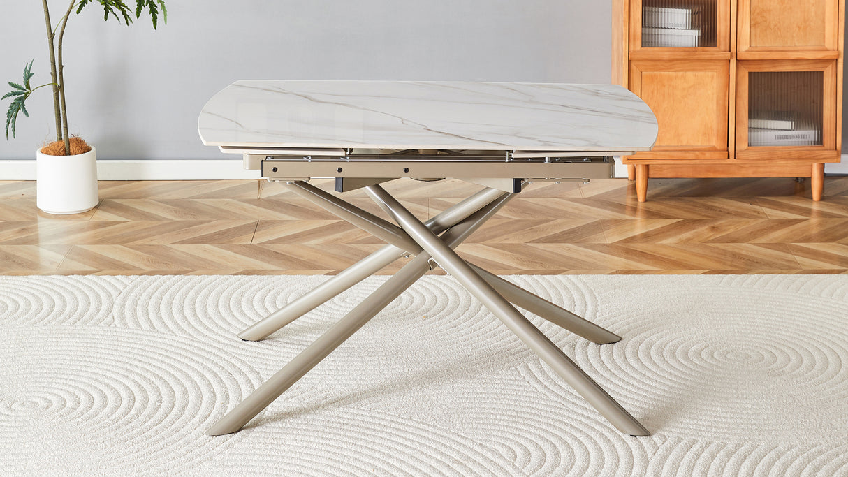 Tavolo Easy Calacatta Gold