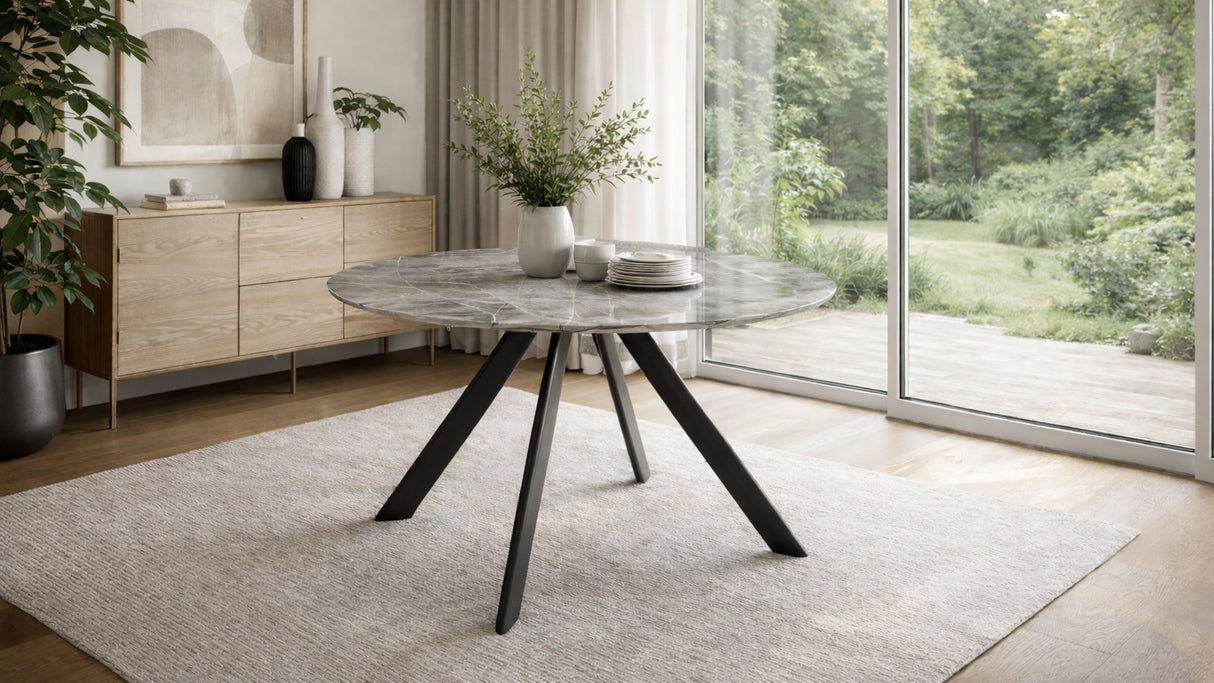 Tavolo Sky marmo grigio