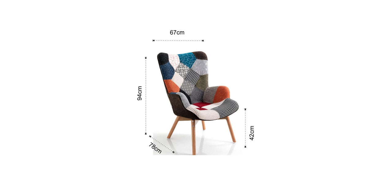 Poltrona VERONICA PATCHWORK