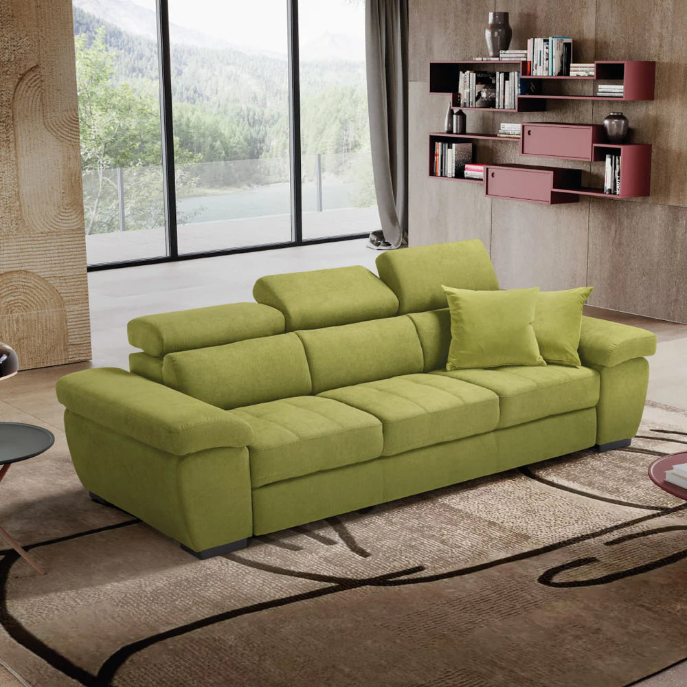 Divano ALEXA 3 posti carrello letto estraibile