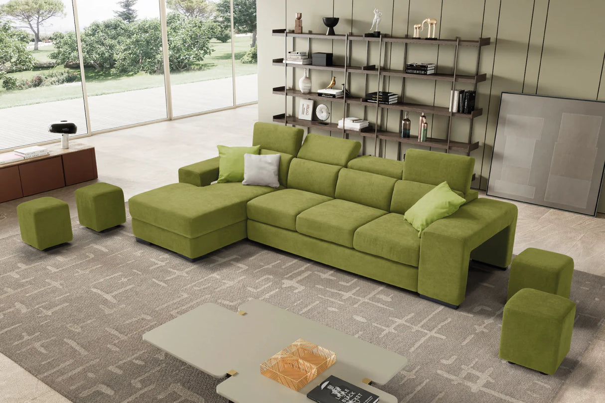 Divano TALENTO chaise longue, 3 posti max