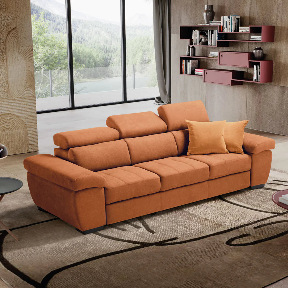 Divano ALEXA 3 posti carrello letto estraibile