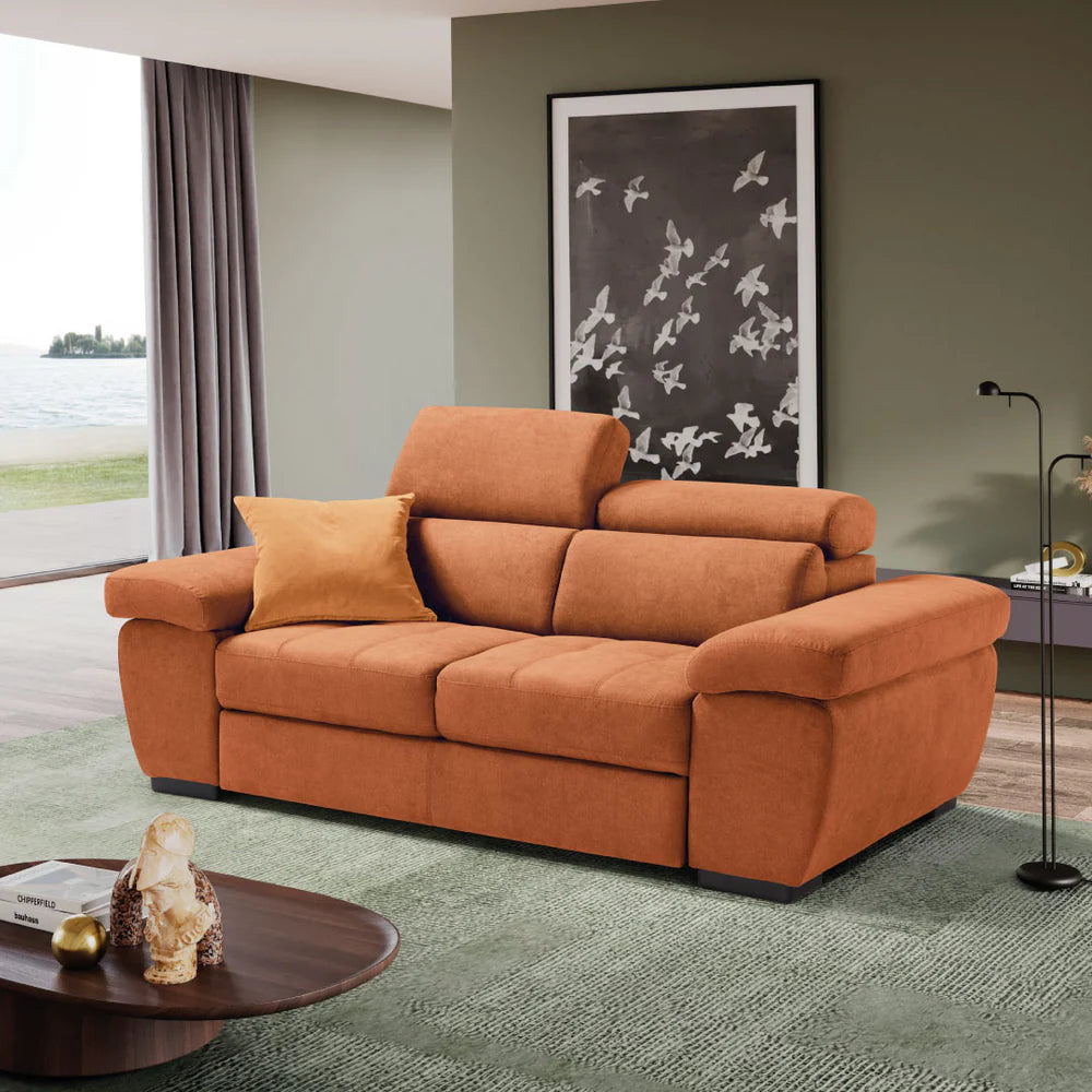 Divano ALEXA 2 posti carrello letto estraibile