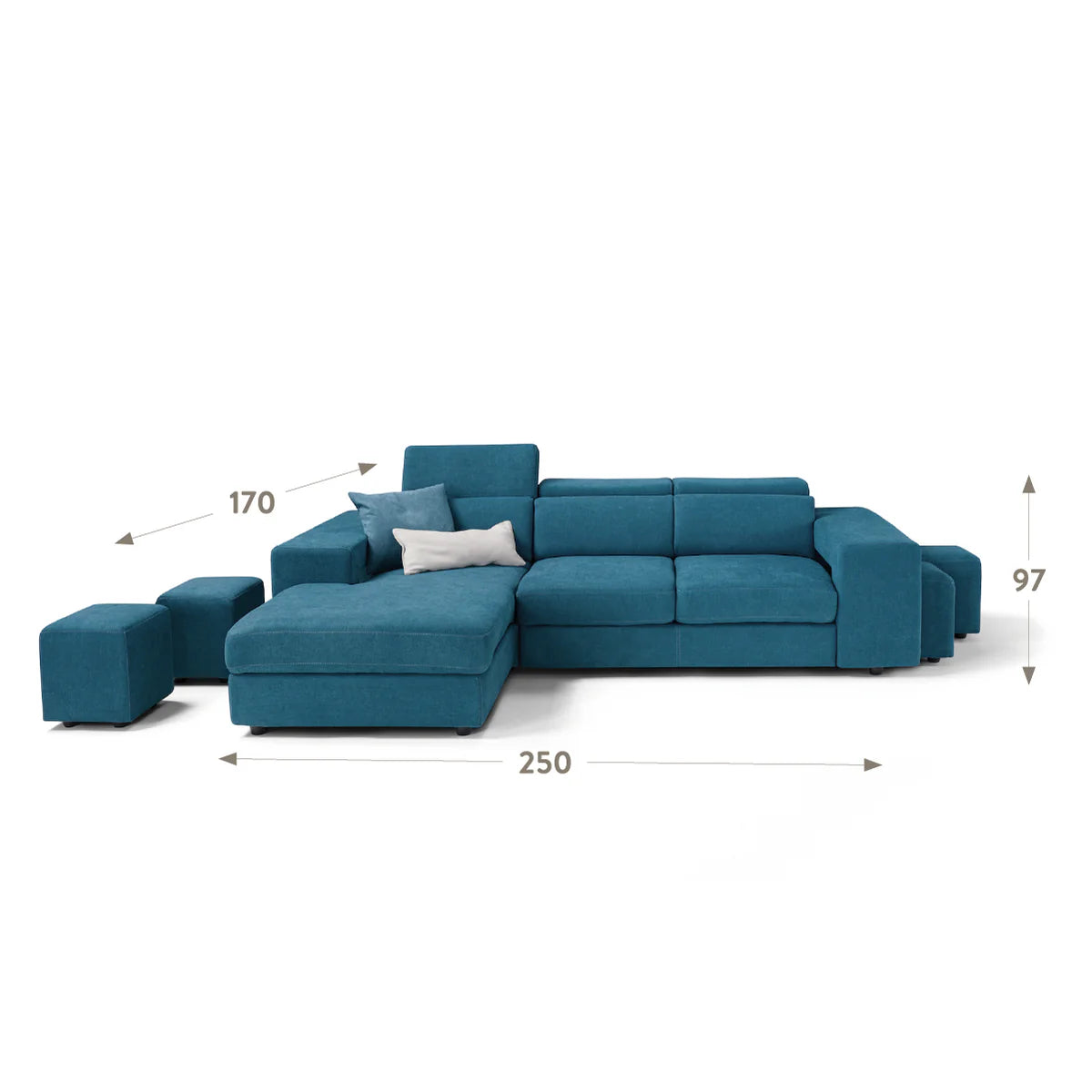 Divano TALENTO chaise lounge