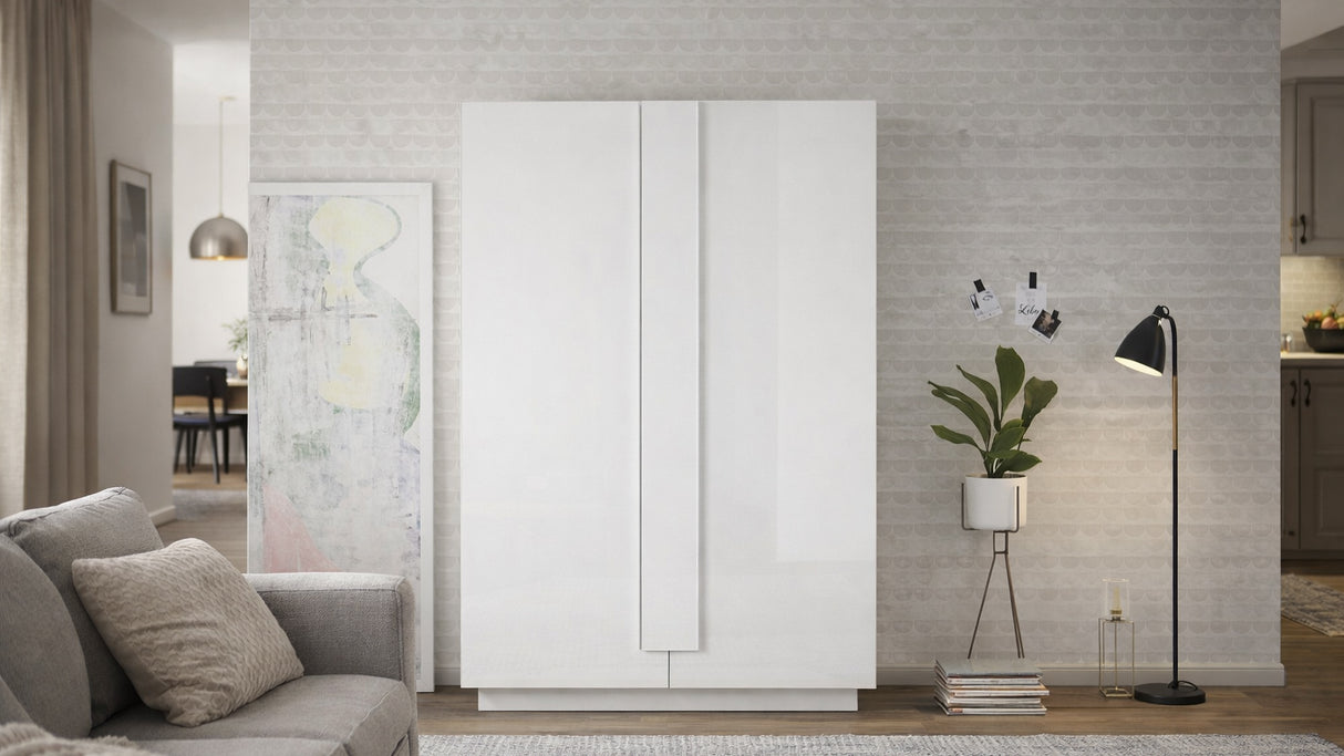 Colonna alta 2 ante bianco lucido KLARK