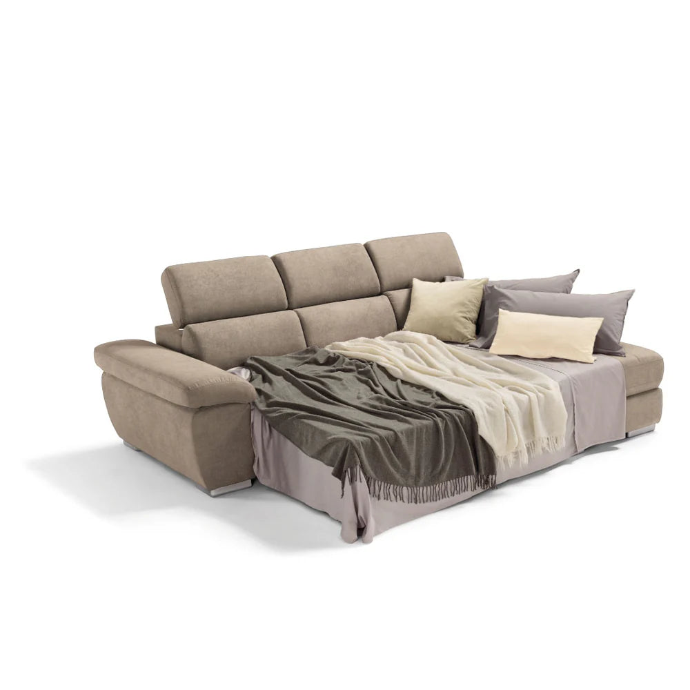Divano ALEXA chaise longue carrello letto estraibile