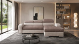 Divano DANIELA angolare con chaise longue reversibile